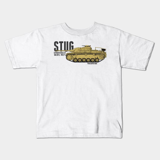 StuG III Ausf.G. Kids T-Shirt by Panzerpicture